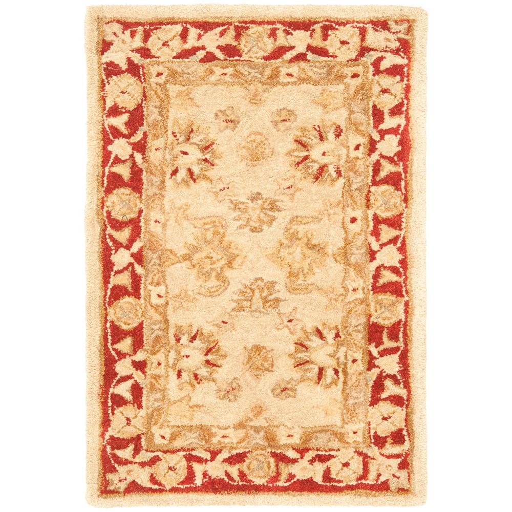 ANATOLIA, IVORY / RED, 2'-3" X 10', Area Rug, AN522C-210. Picture 1