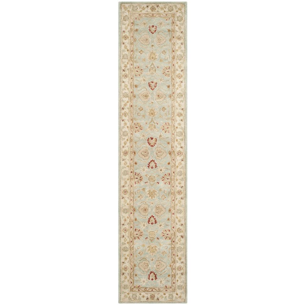 ANTIQUITY, GREY BLUE / BEIGE, 2'-3" X 10', Area Rug. Picture 1