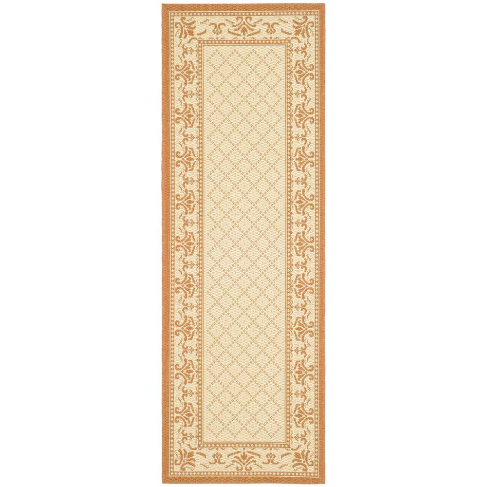 COURTYARD, NATURAL / TERRA, 4' X 5'-7", Area Rug, CY0901-3201-4. Picture 1