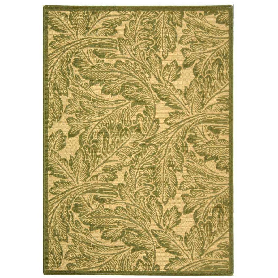 COURTYARD, NATURAL / OLIVE, 5'-3" X 7'-7", Area Rug, CY2996-1E01-5. Picture 1