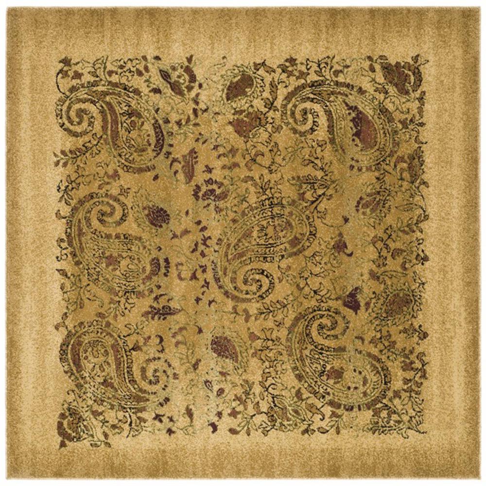LYNDHURST, BEIGE / MULTI, 8' X 8' Square, Area Rug. The main picture.