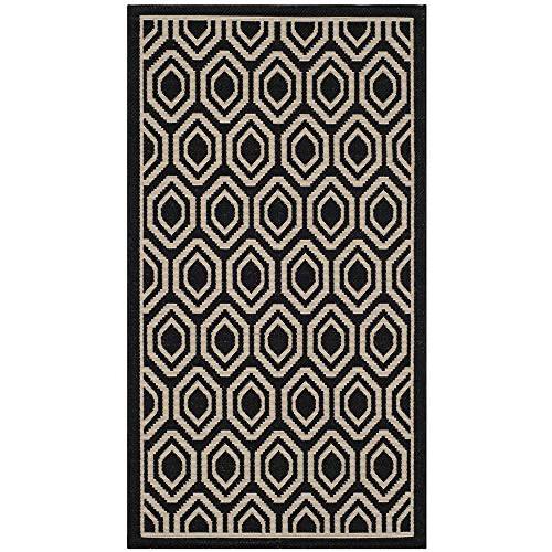 COURTYARD, BLACK / BEIGE, 2'-7" X 5', Area Rug, CY6902-266-3. Picture 1