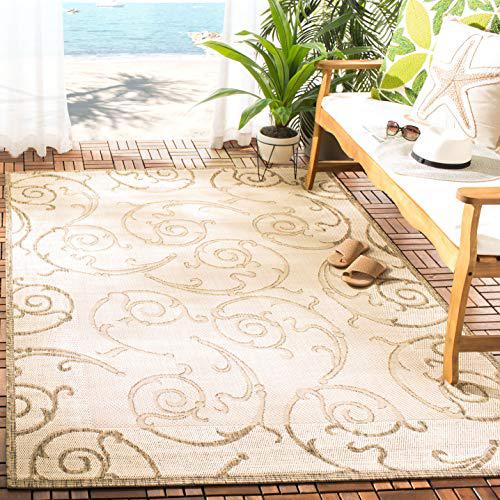 COURTYARD, NATURAL / BROWN, 9' X 12', Area Rug, CY2665-3001-9. Picture 1