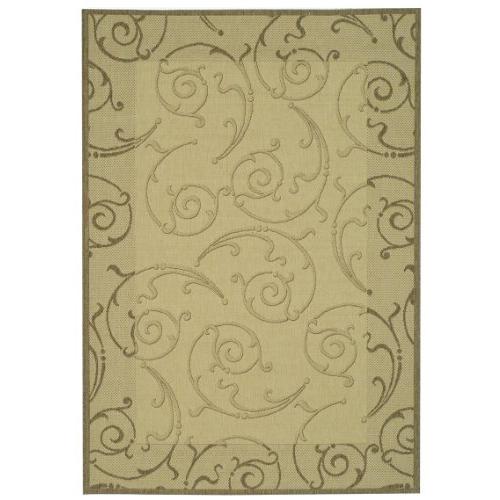 COURTYARD, NATURAL / BROWN, 7'-10" X 7'-10" Square, Area Rug, CY2665-3001-8SQ. The main picture.