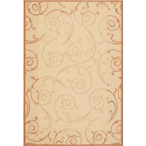 COURTYARD, NATURAL / TERRA, 7'-10" X 7'-10" Square, Area Rug, CY2665-3201-8SQ. Picture 1