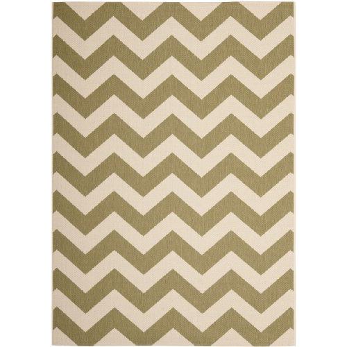 COURTYARD, GREEN / BEIGE, 4' X 5'-7", Area Rug, CY6244-244-4. Picture 1