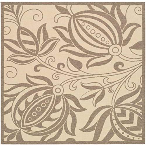 COURTYARD, NATURAL / BROWN, 6'-7" X 6'-7" Square, Area Rug, CY2961-3001-7SQ. Picture 1