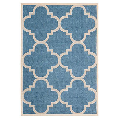 COURTYARD, BLUE / BEIGE, 2'-7" X 5', Area Rug, CY6243-243-3. Picture 1