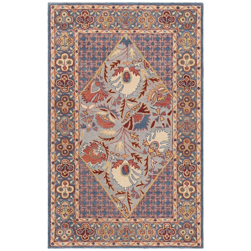 ANTIQUITY, BLUE / RED, 8' X 10', Area Rug, AT508M-8. Picture 1