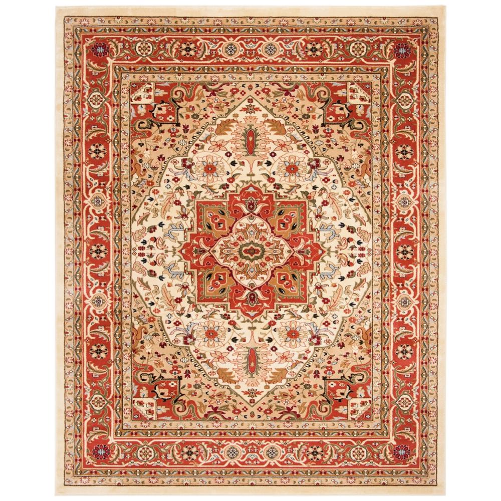 LYNDHURST, IVORY / RUST, 9' X 12', Area Rug, LNH330R-9. Picture 1