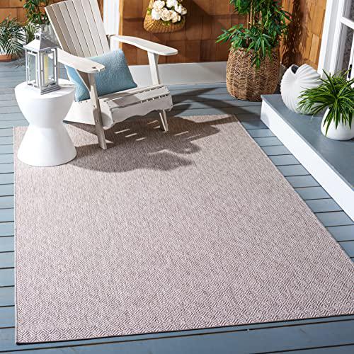 COURTYARD, BEIGE / BEIGE, 5'-3" X 5'-3" Square, Area Rug. Picture 1