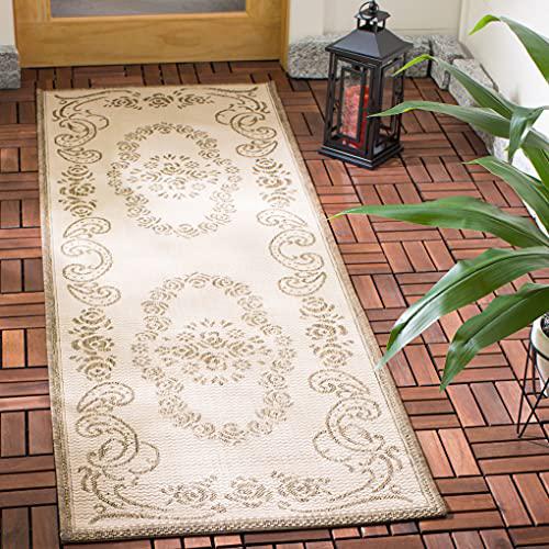 COURTYARD, NATURAL / BROWN, 2'-3" X 6'-7", Area Rug, CY1893-3001-27. Picture 1