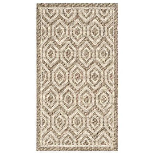 COURTYARD, BROWN / BONE, 2'-7" X 5', Area Rug, CY6902-242-3. Picture 1