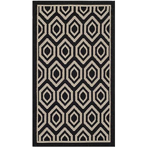 COURTYARD, BLACK / BEIGE, 2' X 3'-7", Area Rug, CY6902-266-2. Picture 1