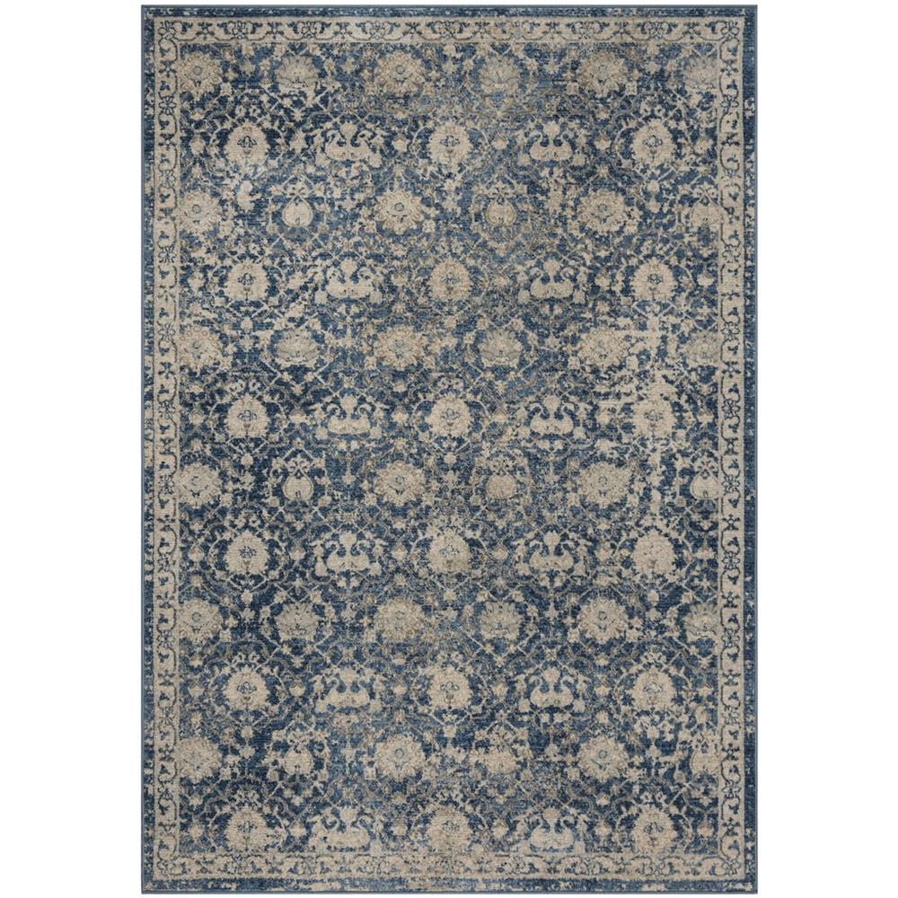 BRENTWOOD, NAVY / CREME, 8' X 10', Area Rug, BNT896N-8. Picture 1
