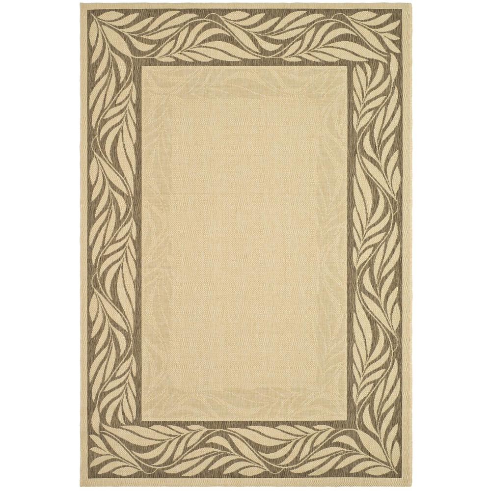 COURTYARD, NATURAL / BROWN, 6'-7" X 6'-7" Round, Area Rug, CY1551-3001-7R. Picture 1