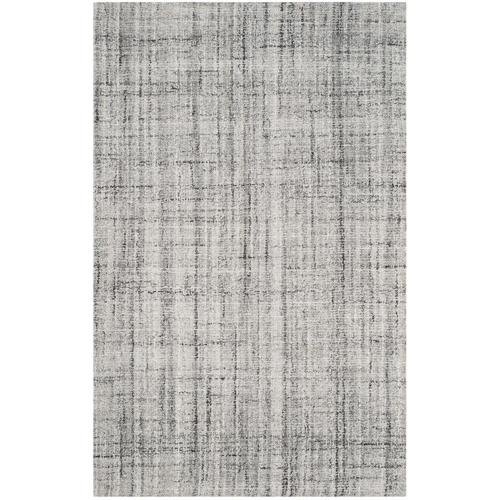 Abstract, GREY / BLACK, 5' X 8', Area Rug, ABT141B-5. Picture 1