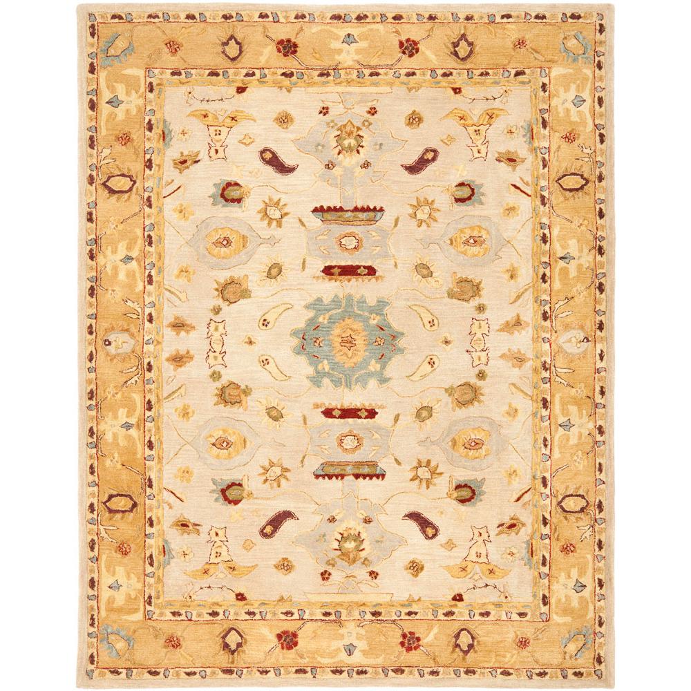 ANATOLIA, IVORY / GOLD, 9' X 12', Area Rug, AN543C-9. Picture 1