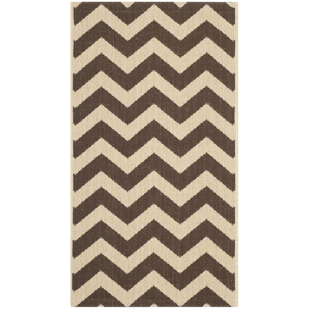 COURTYARD, DARK BROWN, 4' X 4' Square, Area Rug, CY6244-204-4SQ. Picture 1