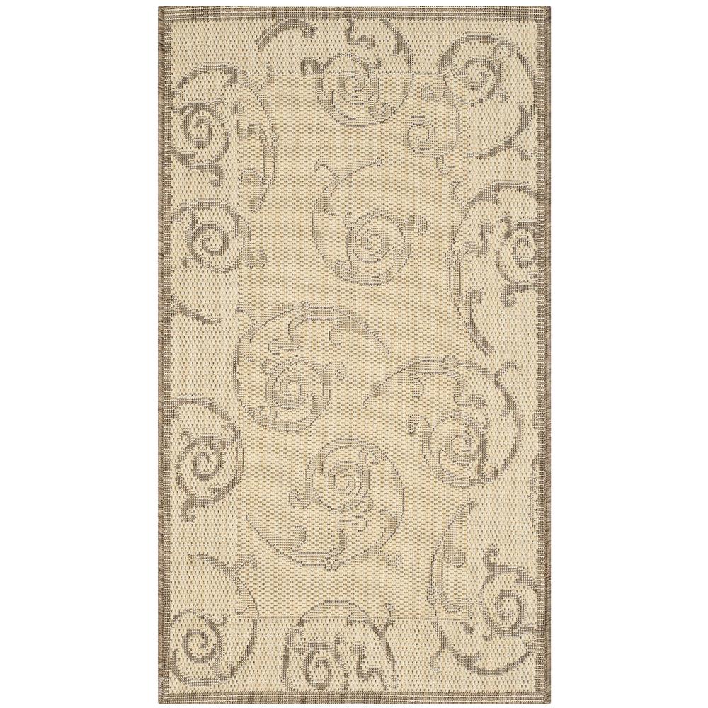 COURTYARD, NATURAL / BROWN, 2' X 3'-7", Area Rug, CY2665-3001-2. Picture 1