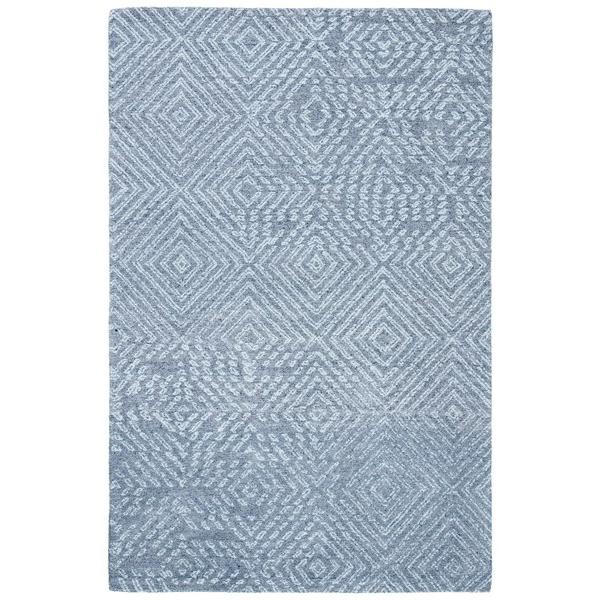 Abstract, BLUE, 2'-3" X 8', Area Rug, ABT146M-28. Picture 1