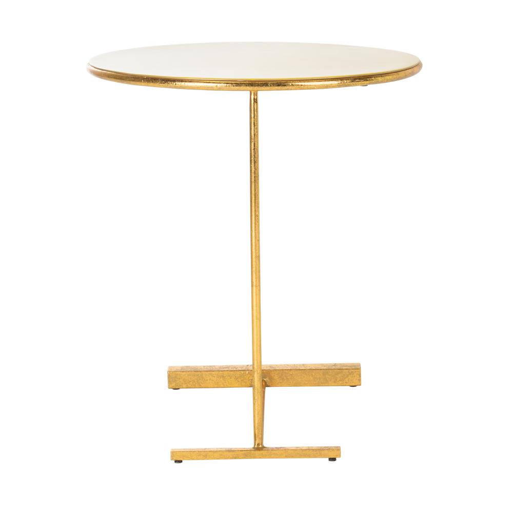 Sionne Round C Table, Yellow/Gold. Picture 2
