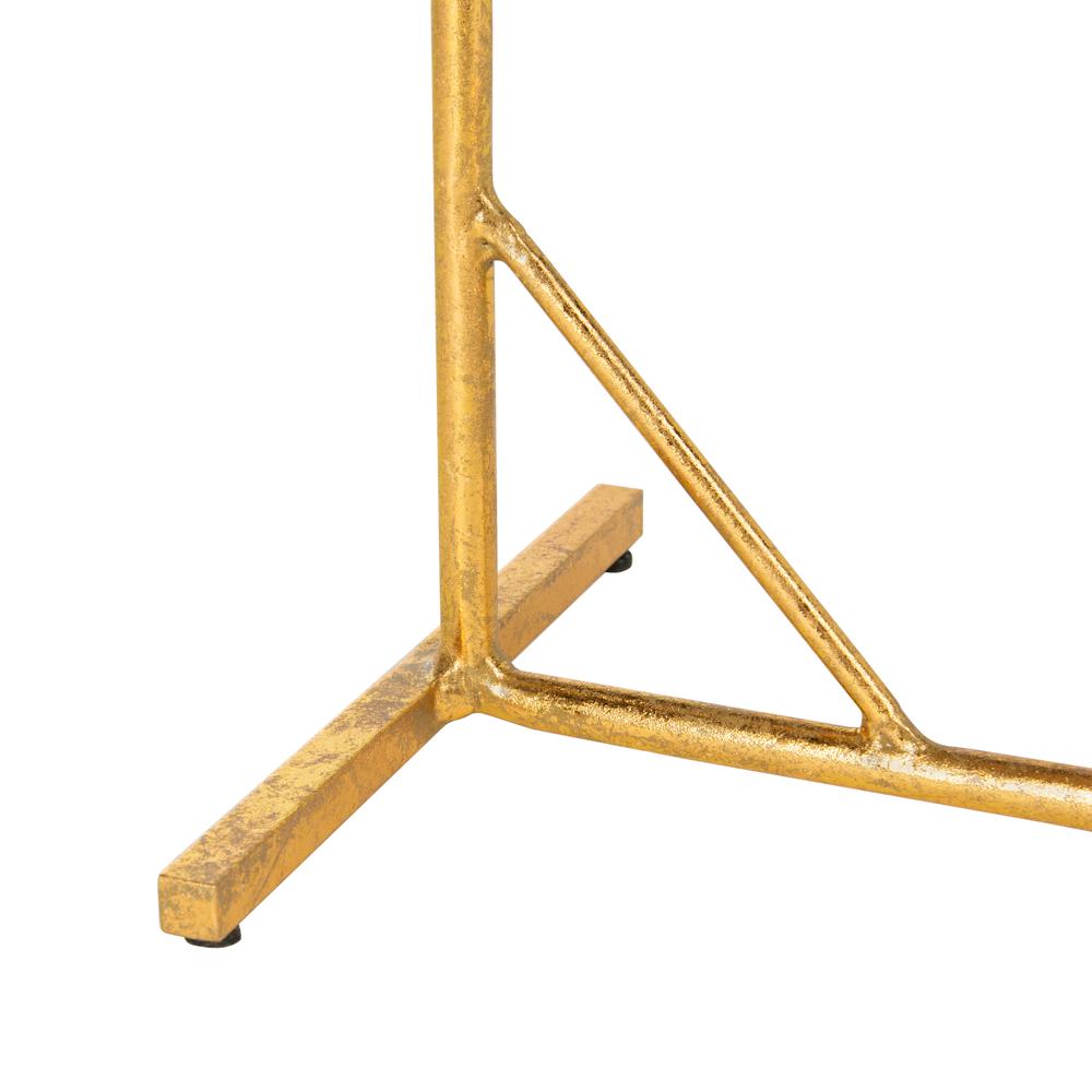 Sionne Round C Table, Yellow/Gold. Picture 6