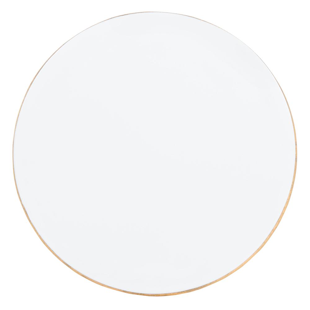 Sionne Round C Table, White /Gold. Picture 10