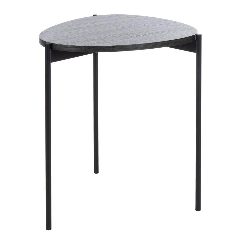 Sven Side Table, Dark Grey Oak/Black. Picture 2