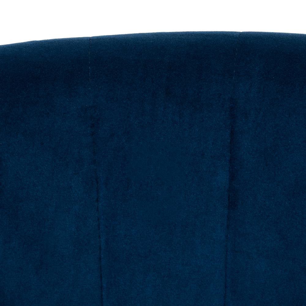 Stazia Wingback Accent Chair, Navy/Black. Picture 5