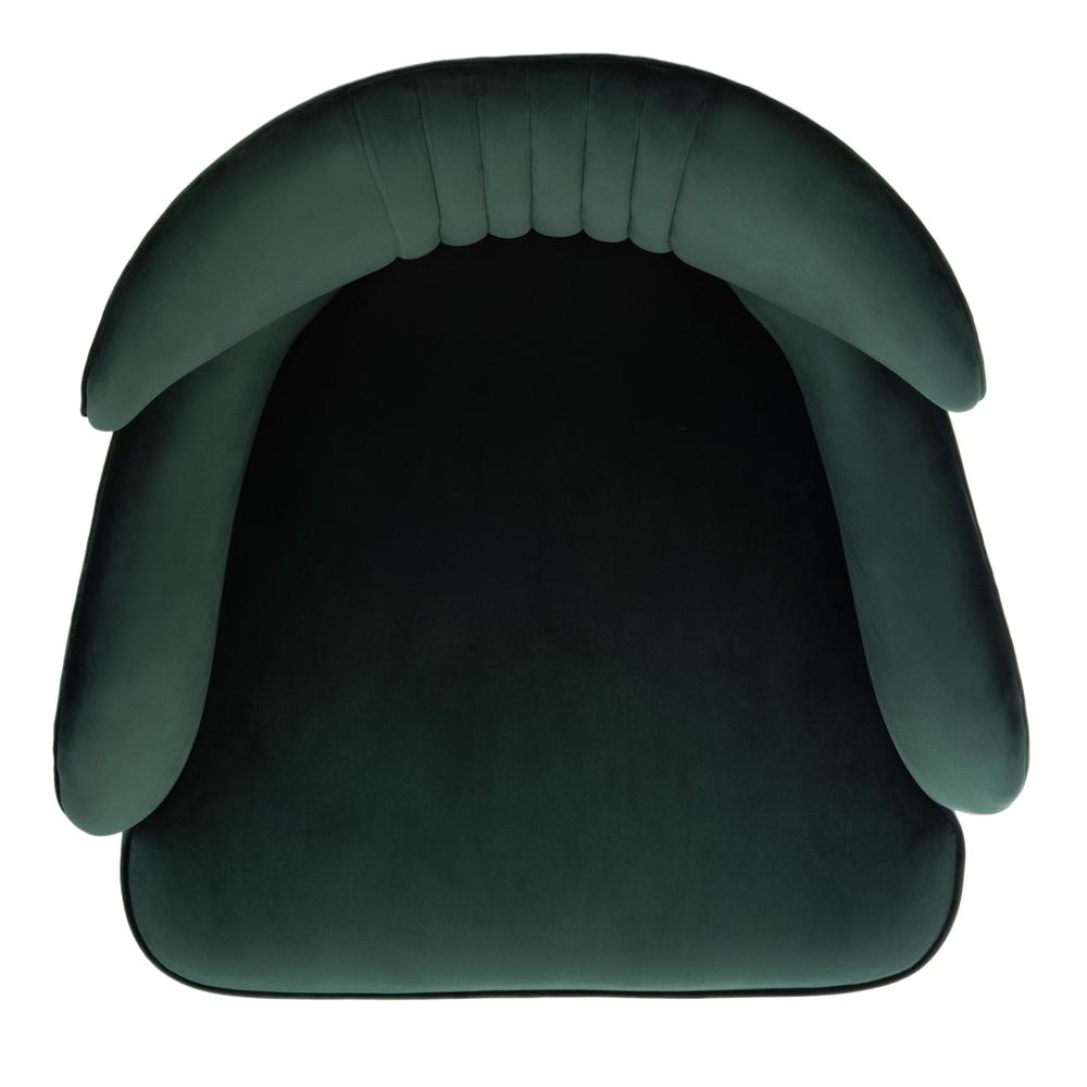 Blair Wingback Accent Chair, Forest Green. Picture 10