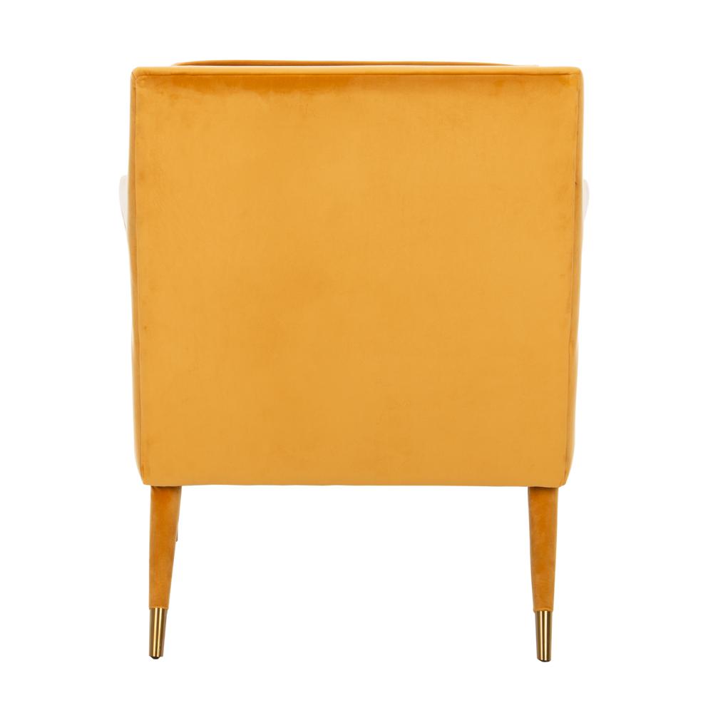 Mara Tufted Accent Chair, Marigold. Picture 2
