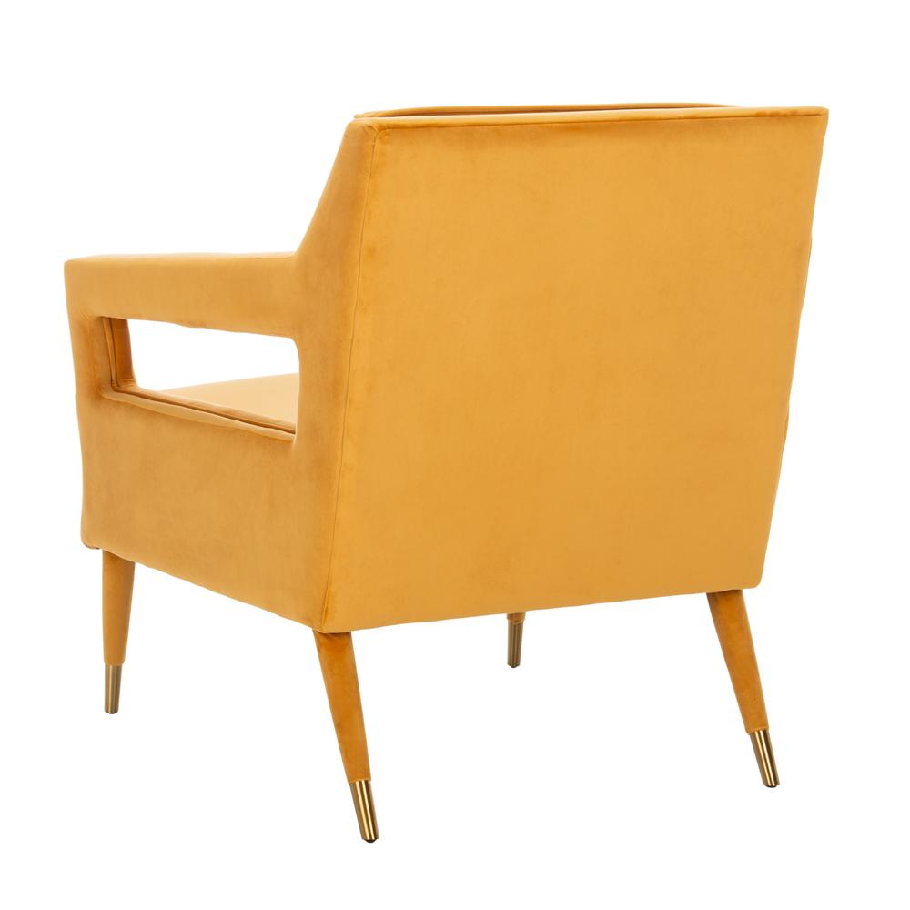 Mara Tufted Accent Chair, Marigold. Picture 3