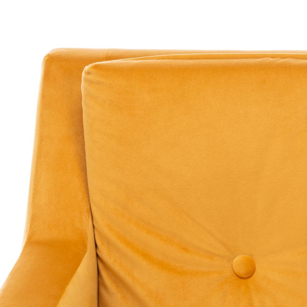 Mara Tufted Accent Chair, Marigold. Picture 4