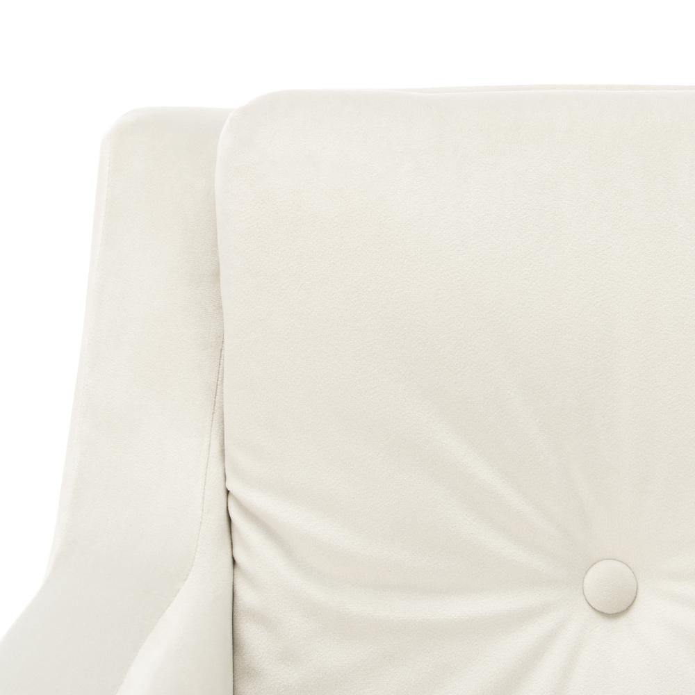 Mara Tufted Accent Chair, Silver. Picture 4