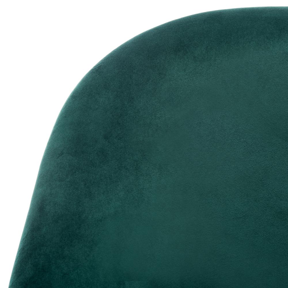 Brienne Mid Century Arm Chair, Emerald/Brass. Picture 4