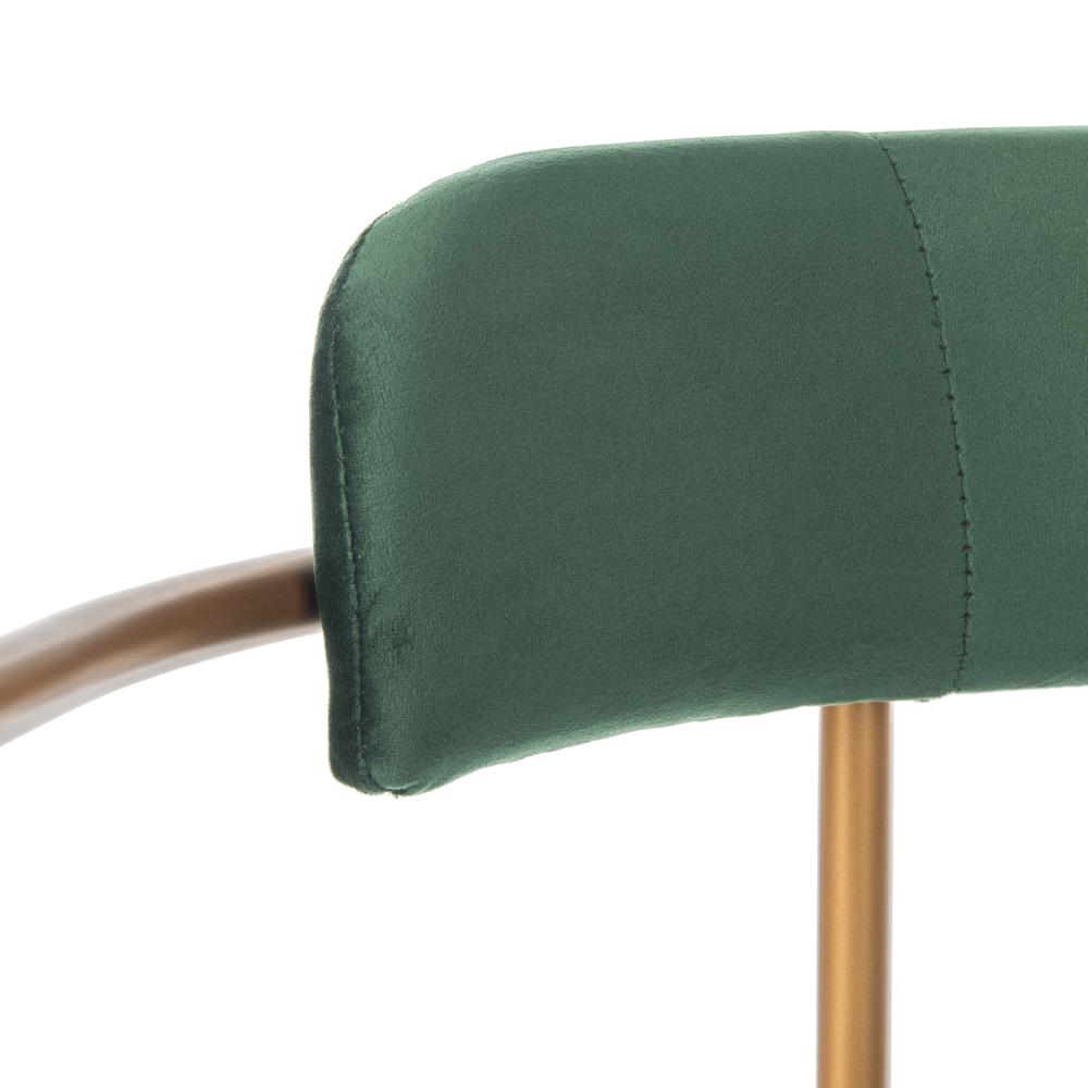 Camille Side Chair, Malachite Green/Gold. Picture 4