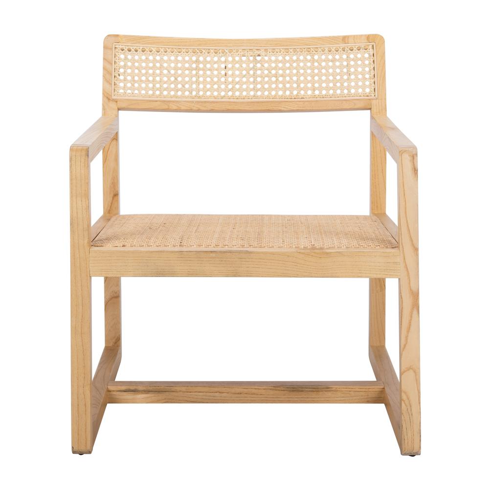 Lula Cane Accent Chair, Natural. Picture 1