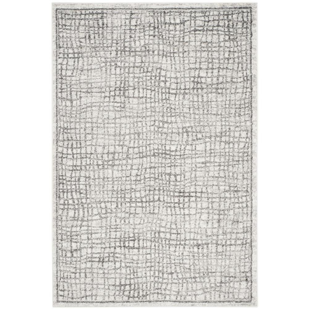 Adirondack, SILVER / IVORY, 5'-1" X 7'-6", Area Rug, ADR103B-5. Picture 1