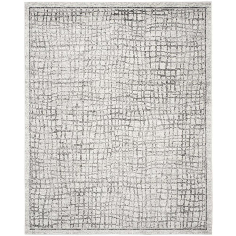 Adirondack, SILVER / IVORY, 8' X 10', Area Rug, ADR103B-8. Picture 1