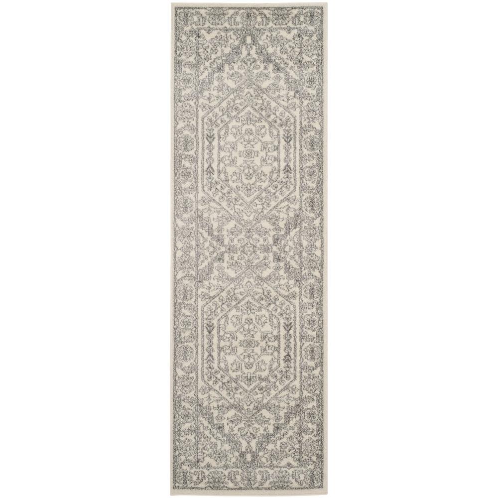 Adirondack, IVORY / SILVER, 2'-6" X 8', Area Rug, ADR108B-28. Picture 1