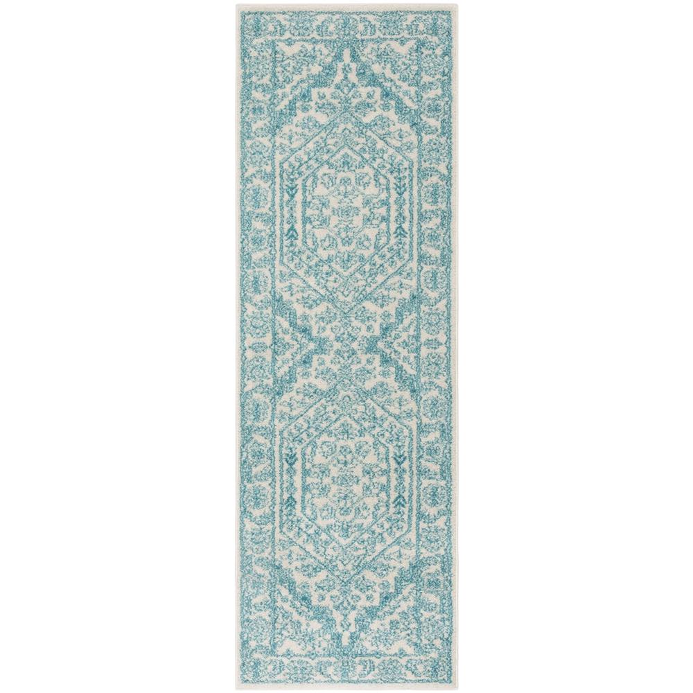 Adirondack, IVORY / TEAL, 2'-6" X 8', Area Rug, ADR108G-28. Picture 1