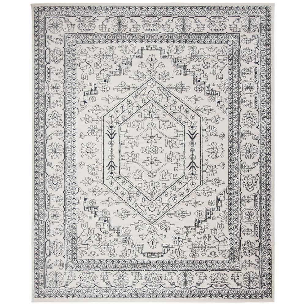 Adirondack, IVORY / NAVY, 8' X 10', Area Rug, ADR108R-8. Picture 1