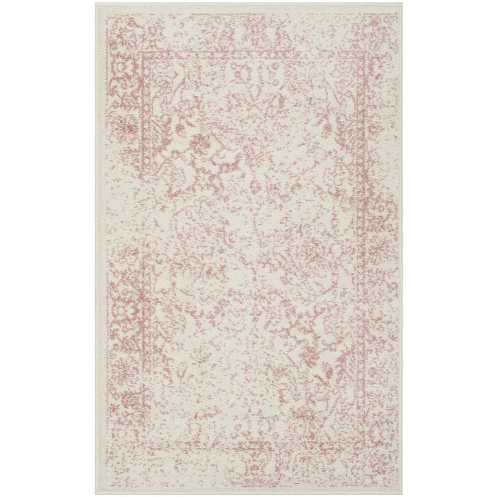 Adirondack, IVORY / ROSE, 2'-6" X 4', Area Rug. The main picture.