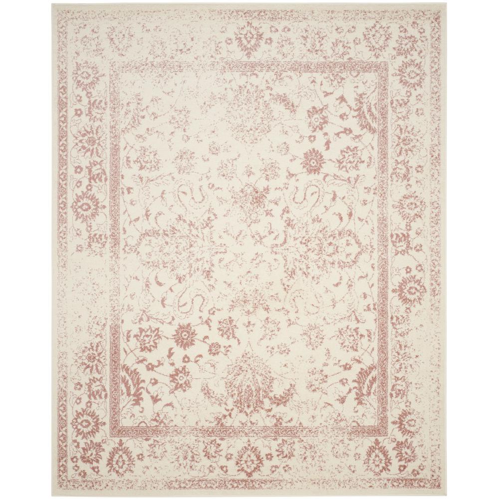 Adirondack, IVORY / ROSE, 8' X 10', Area Rug. The main picture.
