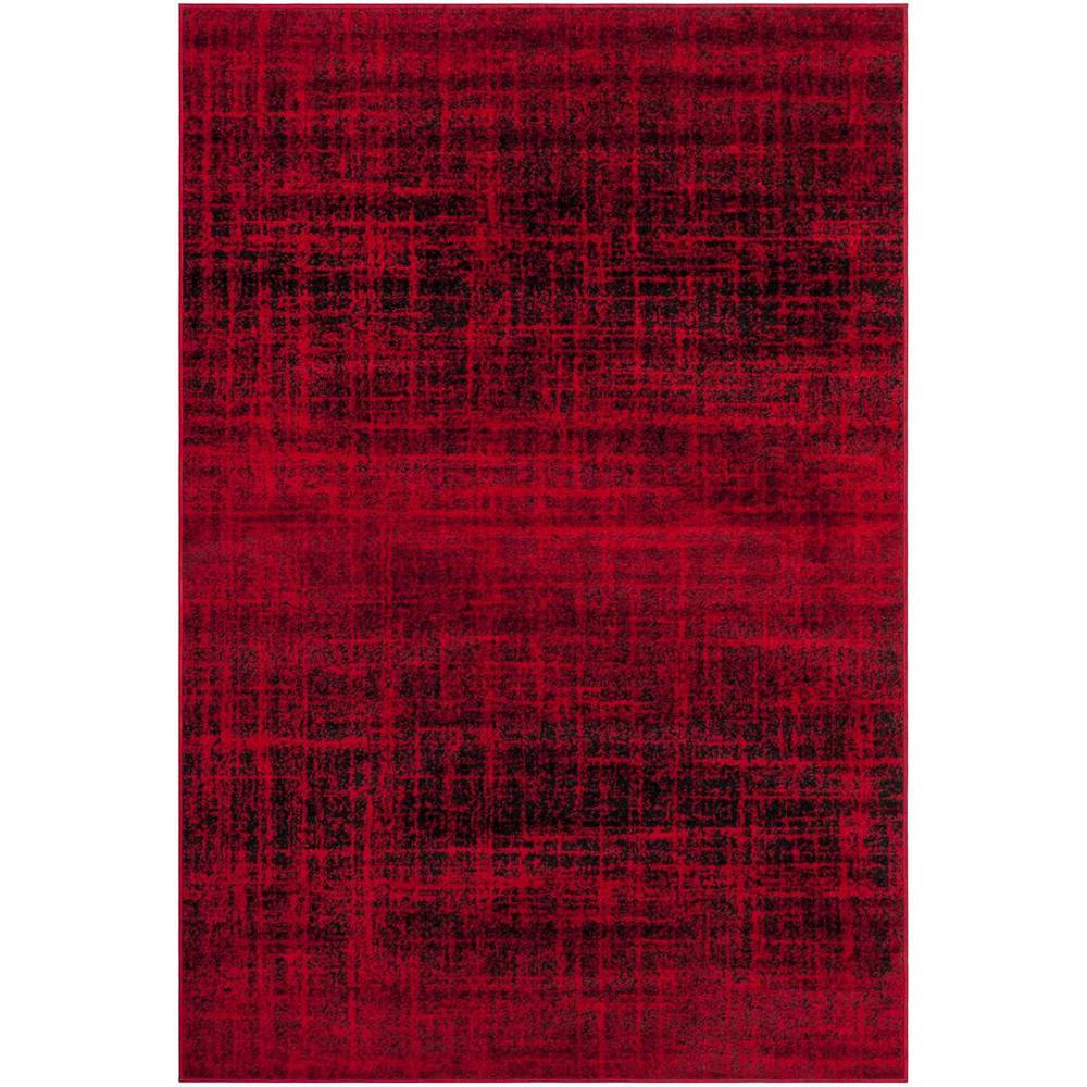Adirondack, RED / BLACK, 4' X 6', Area Rug, ADR116F-4. The main picture.