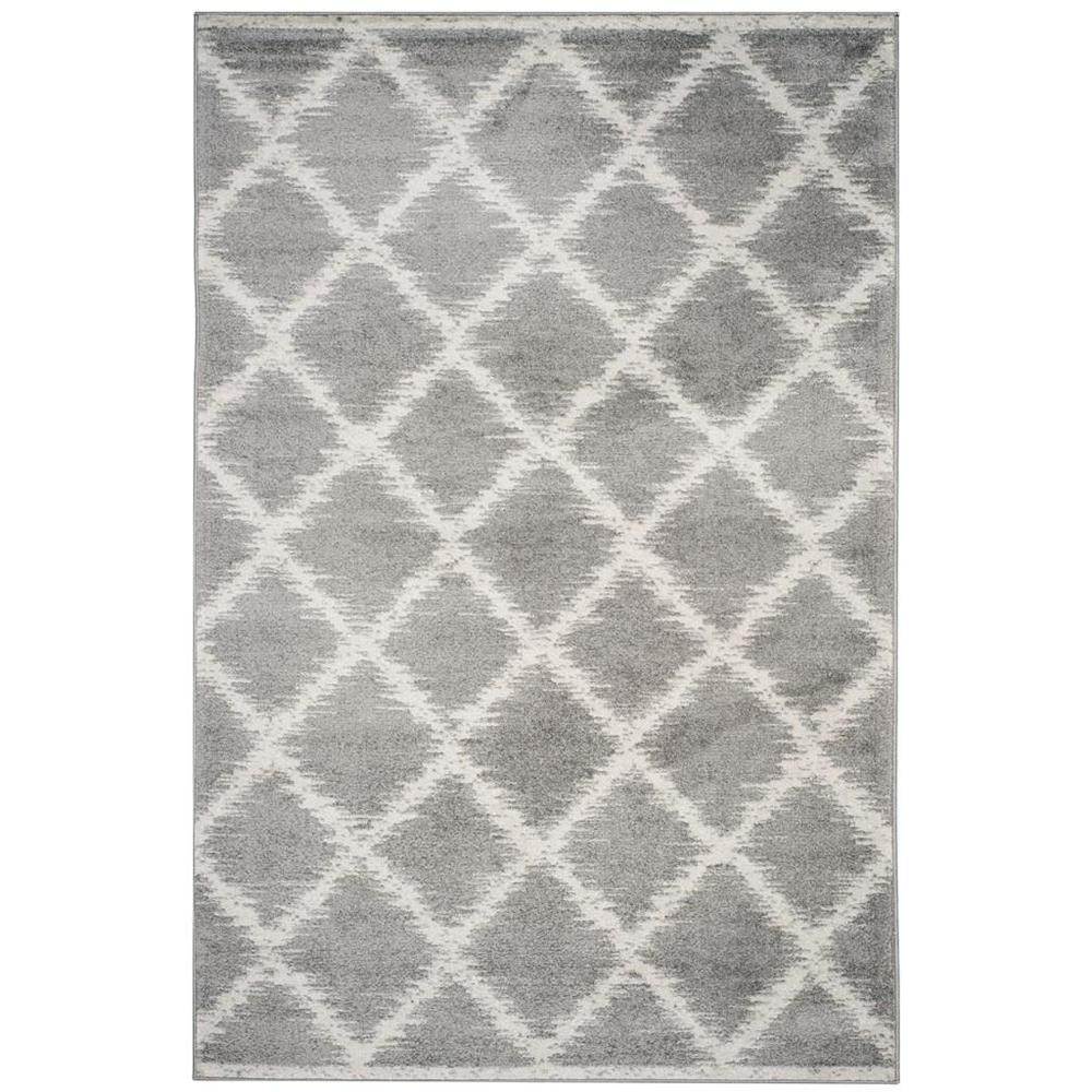 Adirondack, SILVER / IVORY, 6' X 9', Area Rug, ADR120B-6. Picture 1
