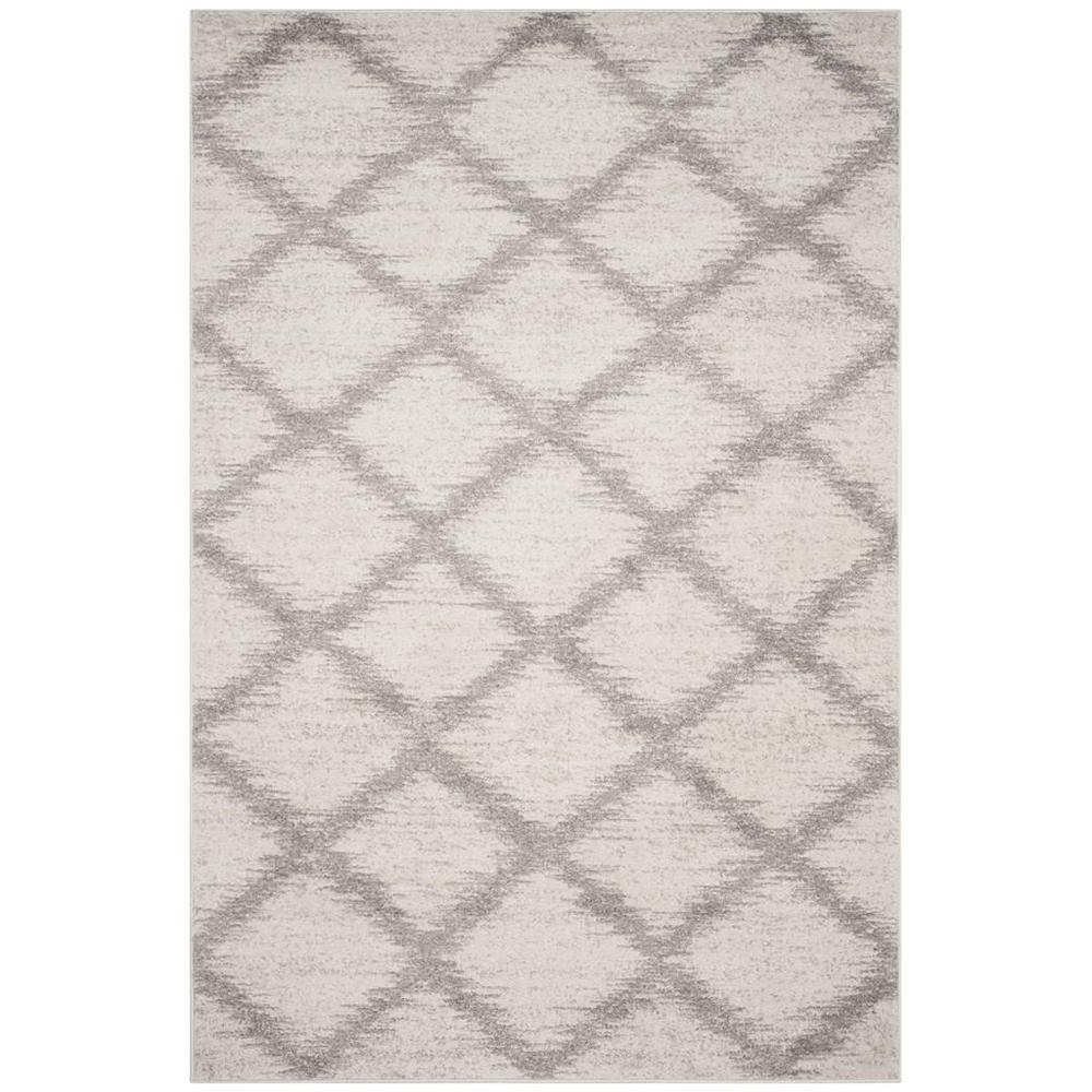 Adirondack, IVORY / SILVER, 6' X 9', Area Rug, ADR122B-6. Picture 1