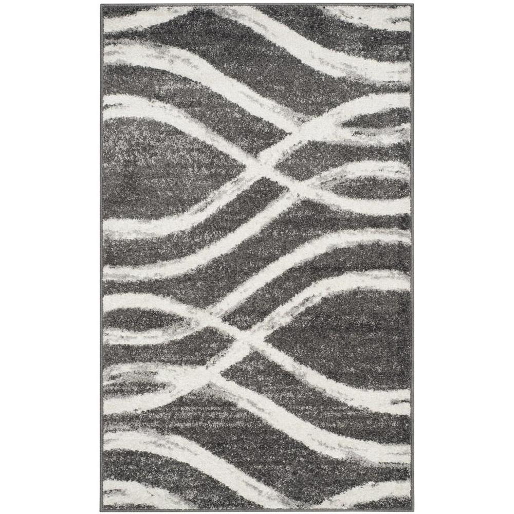 Adirondack, CHARCOAL / IVORY, 3' X 5', Area Rug, ADR125R-3. Picture 1