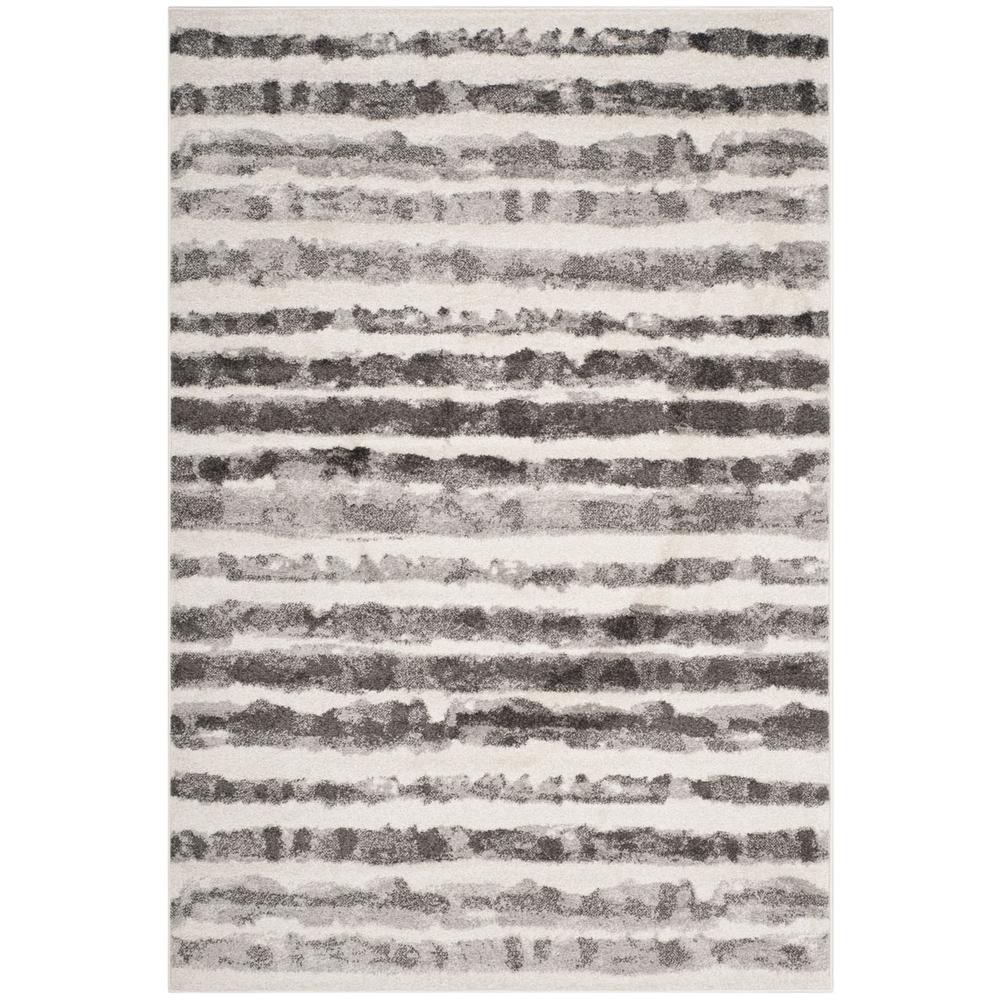 Adirondack, IVORY / CHARCOAL, 5'-1" X 7'-6", Area Rug, ADR126N-5. The main picture.
